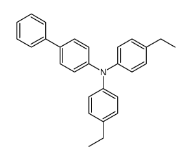 4-ethyl-N-(4-ethylphenyl)-N-(4-phenylphenyl)aniline结构式