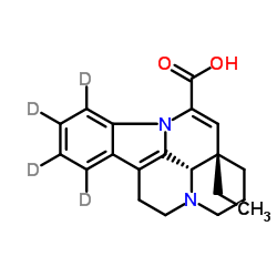 Apovincaminic Acid-d4结构式