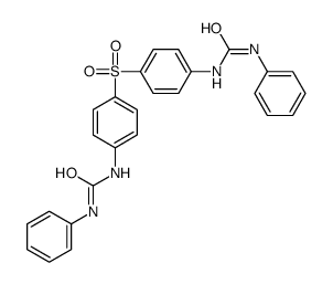 1-phenyl-3-[4-[4-(phenylcarbamoylamino)phenyl]sulfonylphenyl]urea Structure