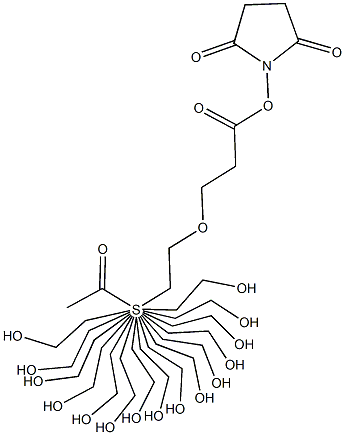 PEG12-SATA (S-acetyl-PEG12-NHS ester) Structure