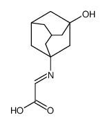2-(3-hydroxyadamantan-1-yl-imino)acetic acid Structure