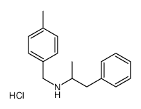 N-[(4-methylphenyl)methyl]-1-phenylpropan-2-amine,hydrochloride结构式