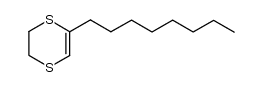 2-octyl-2,3-dehydro-1,4-dithiane Structure