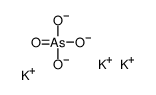 tripotassium,trioxido(oxo)-λ5-arsane结构式