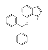 7-(二苯甲氧基)-1H-吲哚结构式