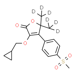 非罗考昔-D6结构式