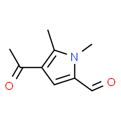 1H-Pyrrole-2-carboxaldehyde, 4-acetyl-1,5-dimethyl- (9CI)结构式