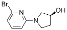 (S)-1-(6-Bromo-pyridin-2-yl)-pyrrolidin-3-ol Structure