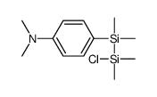 4-[[chloro(dimethyl)silyl]-dimethylsilyl]-N,N-dimethylaniline Structure