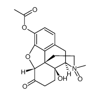 3-acetyloxymorphone N-oxide结构式