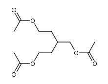 1,5-diacetoxy-3-(acetoxymethyl)pentane结构式