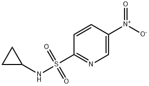 N-cyclopropyl-5-nitropyridine-2-sulfonamide Structure