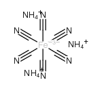 ammonium hexacyanoferrate(3-) Structure