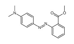 2-[4'-(Dimethylamino)phenylazo]benzoic acid methyl ester Structure