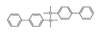 [dimethyl-(4-phenylphenyl)silyl]-dimethyl-(4-phenylphenyl)silane Structure