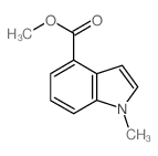 Methyl 1-methyl-1H-indole-4-carboxylate Structure