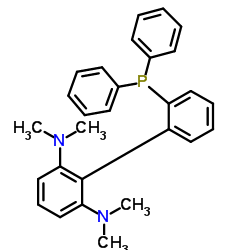 2-Diphenylphosphino-2',6'-bis(dimethylamino)-1,1'-biphenyl, min. 98 Structure