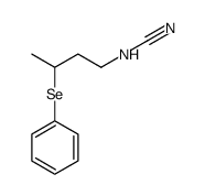 3-phenylselanyl-butyl-cyanamide Structure