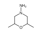 2,6-dimethylmorpholine-4-amine结构式