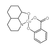 Copper, [2-(hydroxy-kO)benzoato-kO](8-quinolinolato-kN1,kO8)- structure