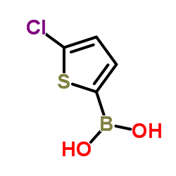 (5-Chloro-2-thienyl)boronic acid structure