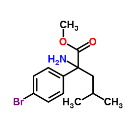 2-氨基-2-(4-溴苯基)-4-甲基戊酸甲酯图片