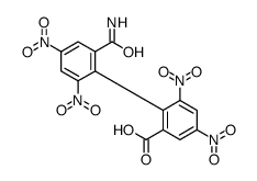 2-(2-carbamoyl-4,6-dinitrophenyl)-3,5-dinitrobenzoic acid Structure