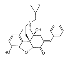 (E)-7-benzylidenenaltrexone Structure