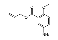 Benzoic acid, 5-amino-2-methoxy-, 2-propenyl ester (9CI)结构式