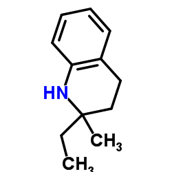 2-Ethyl-2-methyl-1,2,3,4-tetrahydroquinoline结构式
