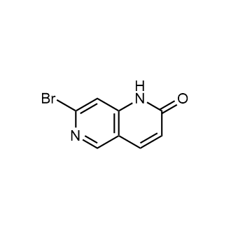 7-溴-1,6-萘吡啶-2(1H)-酮结构式