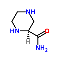 (2S)-2-哌嗪羧酰胺结构式