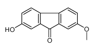 2-hydroxy-7-methoxyfluoren-9-one结构式