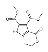 3-O-ethyl 4-O,5-O-dimethyl 1H-pyrazole-3,4,5-tricarboxylate结构式