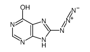 8-azido-3,7-dihydropurin-6-one Structure