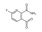 6-fluoro-3-nitropyridine-2-carboxamide结构式