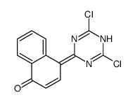 4-(2,6-dichloro-1H-1,3,5-triazin-4-ylidene)naphthalen-1-one Structure