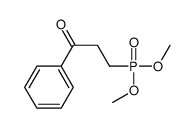 3-dimethoxyphosphoryl-1-phenylpropan-1-one结构式