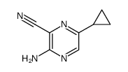 Pyrazinecarbonitrile,3-amino-6-cyclopropyl- (8CI)结构式