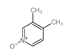 Pyridine,3,4-dimethyl-, 1-oxide结构式