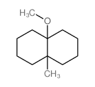 8a-methoxy-4a-methyl-decalin structure