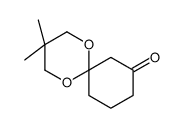 3,3-dimethyl-1,5-dioxaspiro[5.5]undecan-10-one结构式