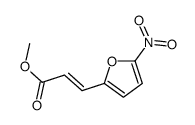 3-(5-Nitro-2-furanyl)propane-2-enoic acid methyl ester结构式