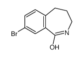 8-Bromo-2,3,4,5-Tetrahydro-1H-Benzo[C]Azepin-1-One Structure