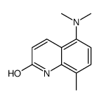 5-(dimethylamino)-8-methyl-1H-quinolin-2-one Structure