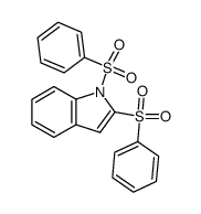 1,2-bis(phenylsulfonyl)-1H-indole Structure