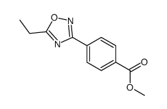 Methyl 4-(5-ethyl-1,2,4-oxadiazol-3-yl)benzoate Structure