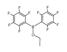 ethoxy[bis(pentafluorophenyl)]borane Structure