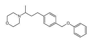 4-[1-Methyl-3-[4-(phenoxymethyl)phenyl]propyl]morpholine Structure