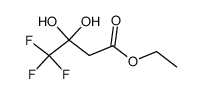 Aethyl-γ,γ,γ-trifluoracetoacetat-hydrat Structure